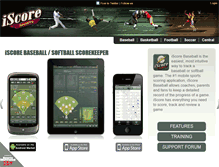 Tablet Screenshot of iscorecentral.com