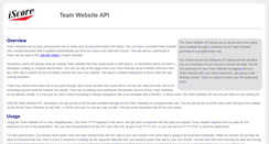 Desktop Screenshot of api.iscorecentral.com
